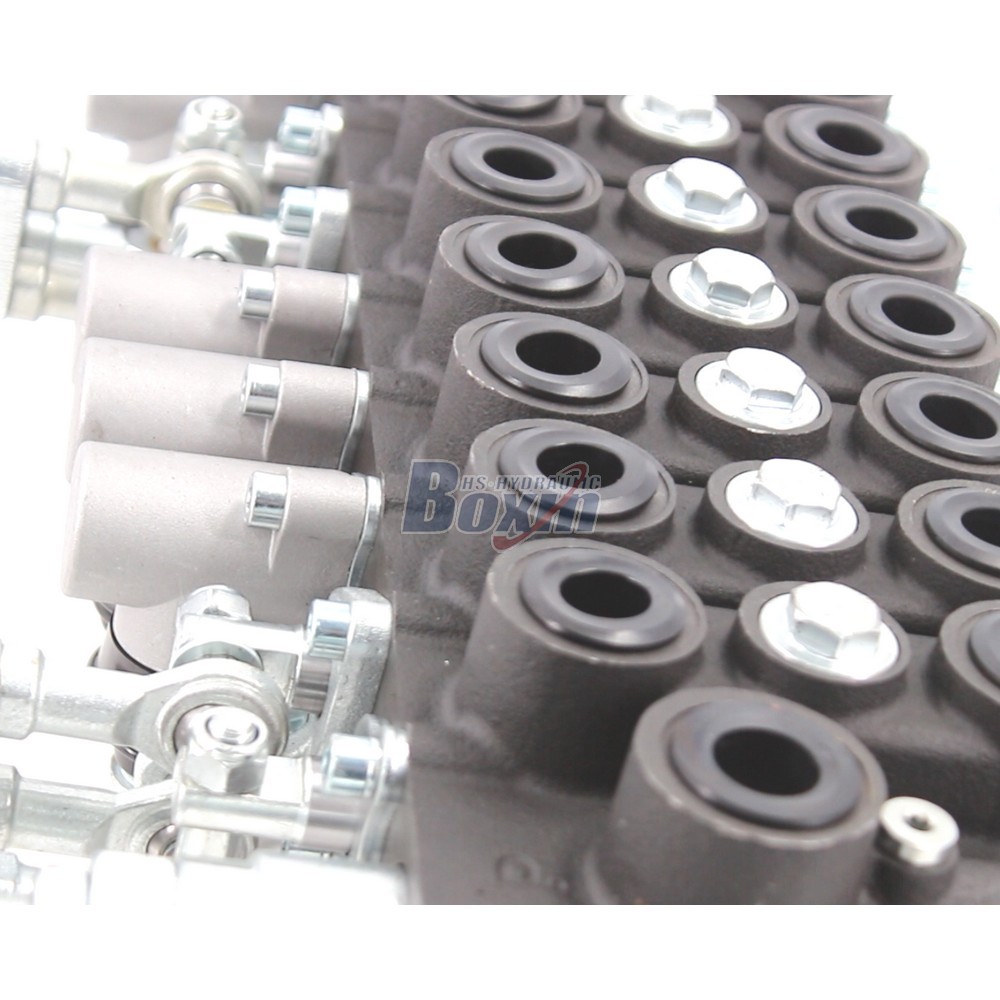 China Factory Supply HSW50 Manual and Joystick 8 Spool Valve detail image